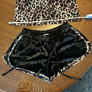 PINK Victoria's Secret Black Sleepwear